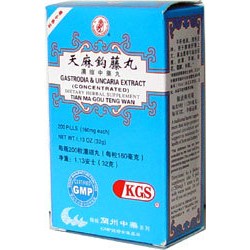 Gastrodia & Uncaria Extract, Tian Ma Gou Teng Wan