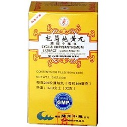 Lycii & Chrysanthemum Tea Pills or Qi Ju Di Huang Wan
